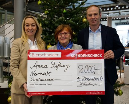 Spende Anna Stiftung Neumarkt