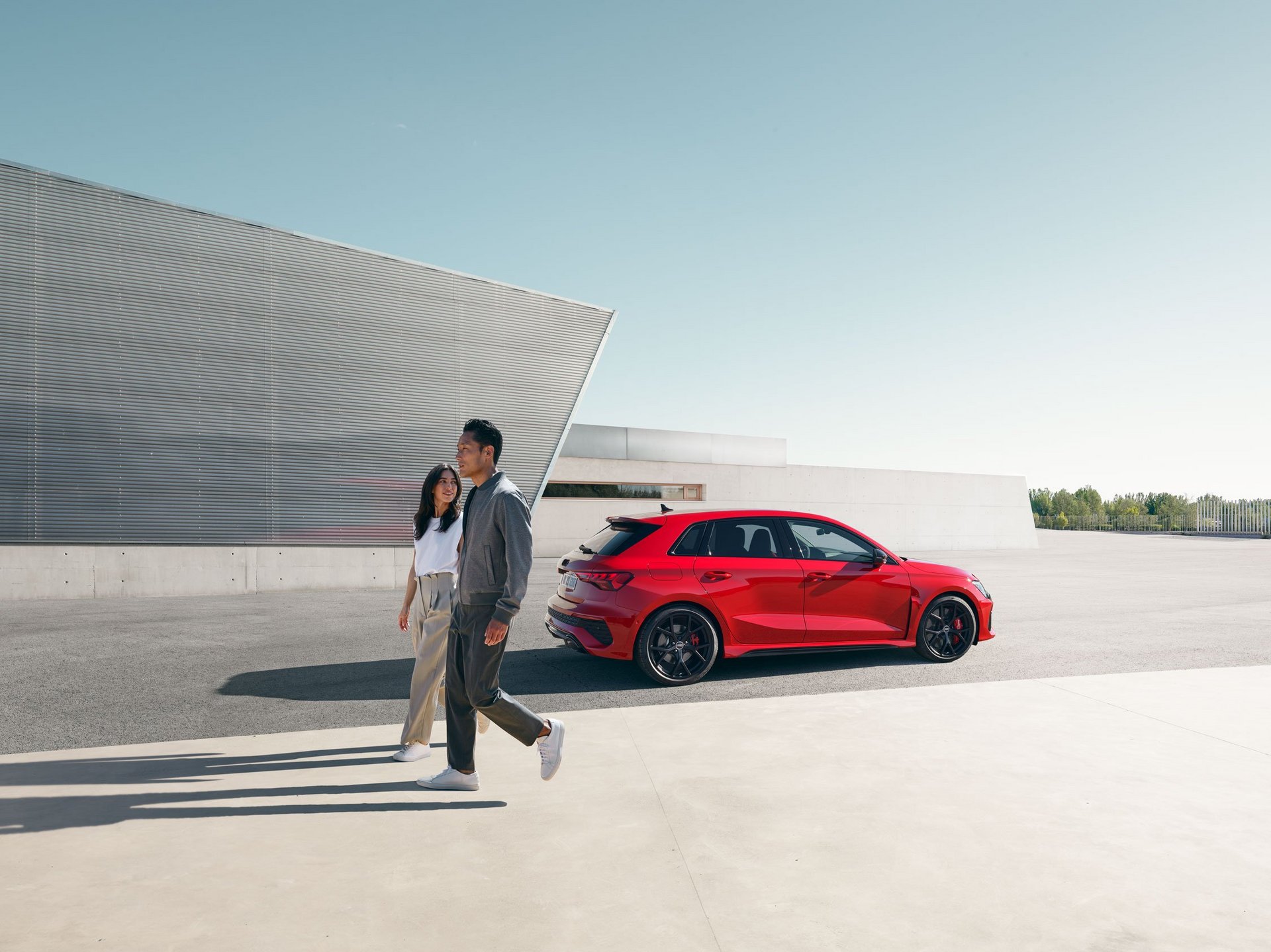 Der neue Audi RS3 Sportback rot