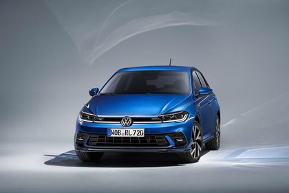 der neue VW Polo blau R Front