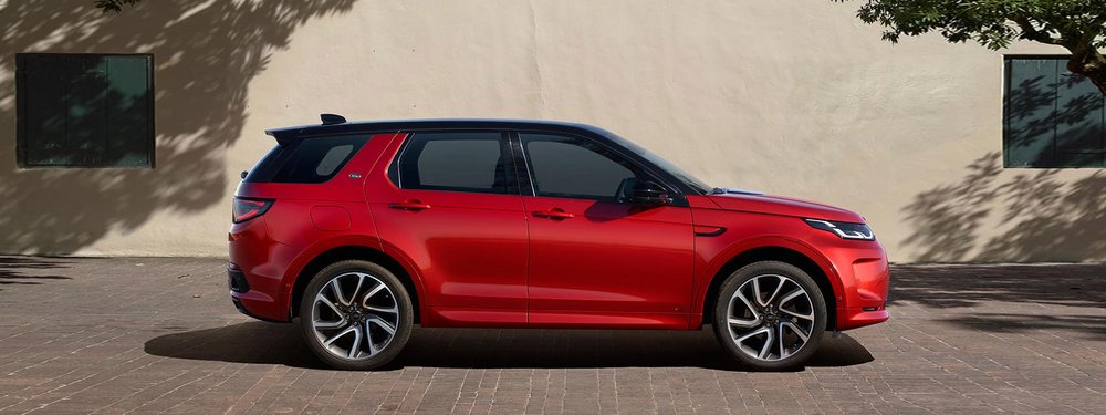 Land Rover Discovery Sport rot Seitenansicht